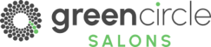 Green Circle Salons logo featuring a black and green circular dotted design beside the company name in gray and green text, reflecting innovation and sustainability for future-focused careers through 2026. - Get Panache, FL